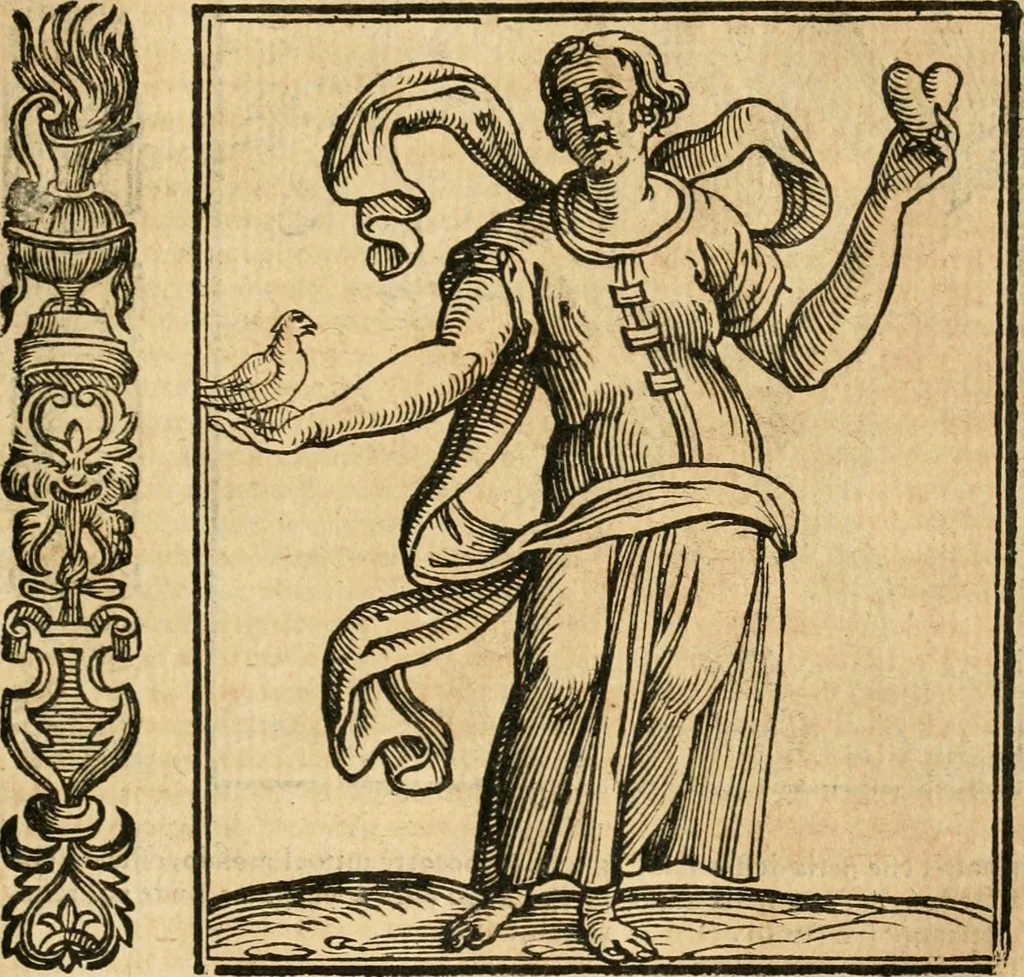 An illustration from Della novissima iconologia, 1624, leaf 686