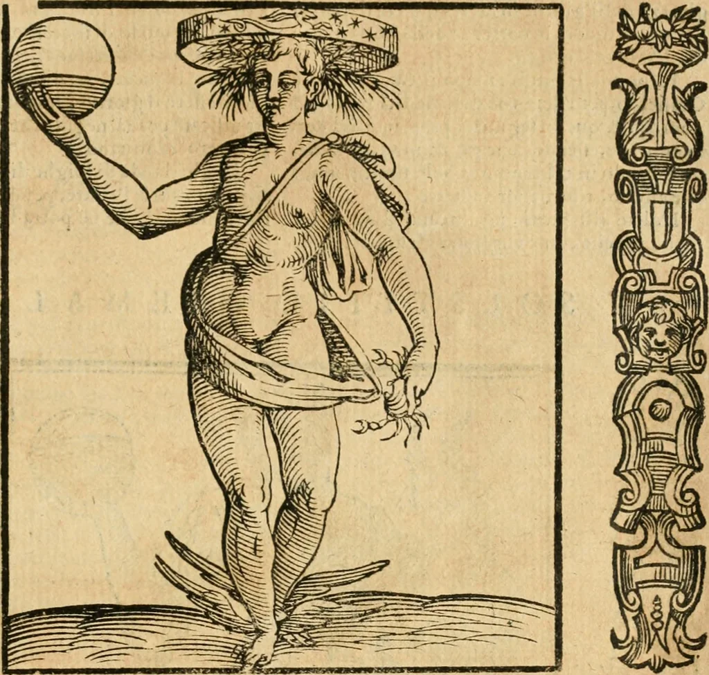 An illustration from Della novissima iconologia, 1624, leaf 690
