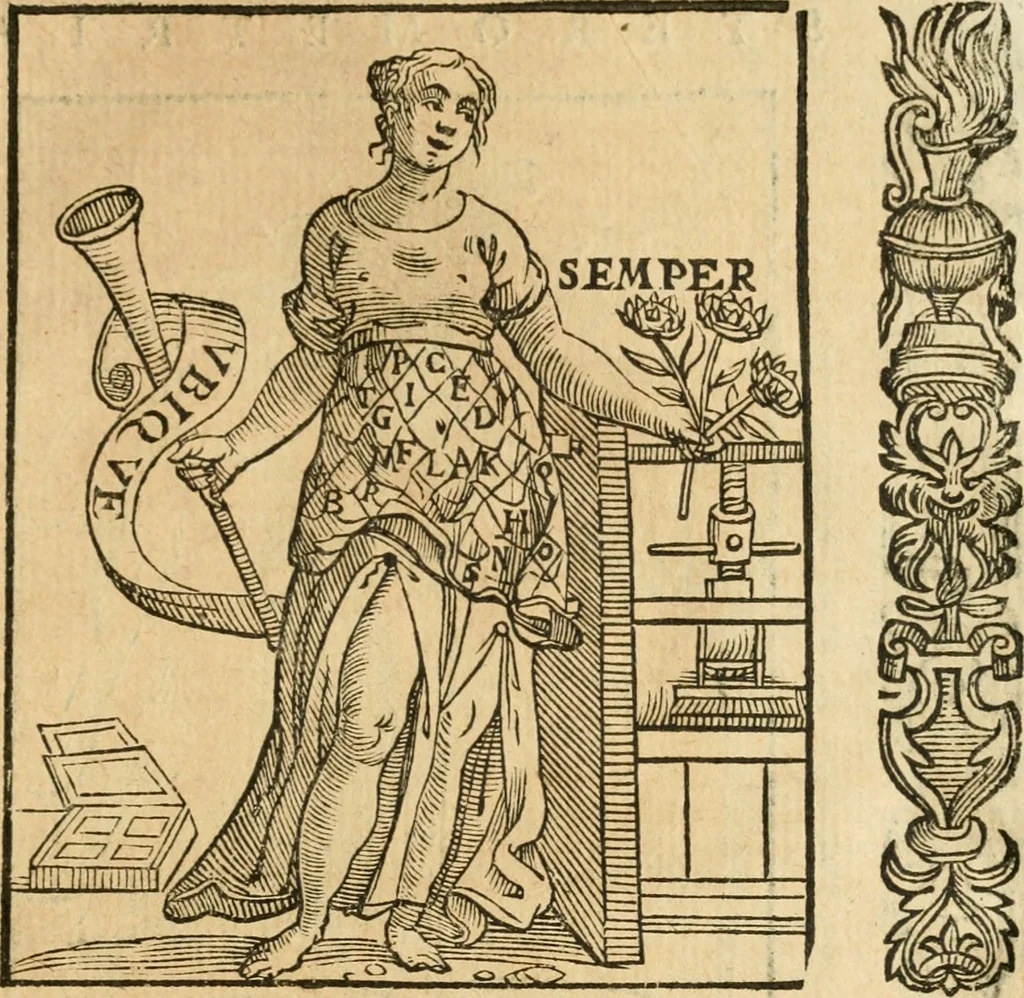 An illustration from Della novissima iconologia, 1624, leaf 708