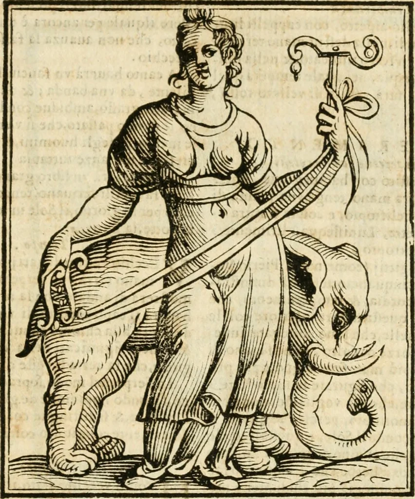 An illustration from Della novissima iconologia, 1624, leaf 730
