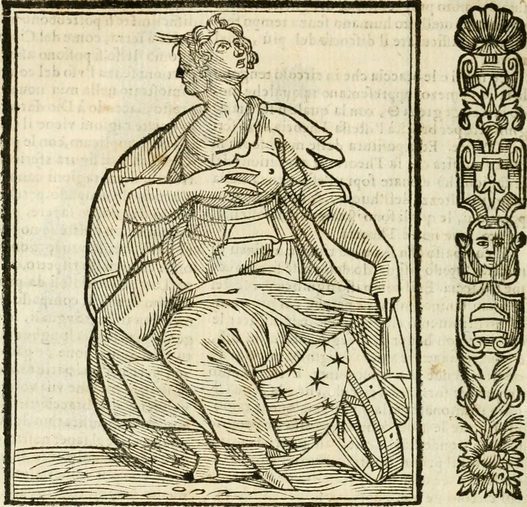 An illustration from Della novissima iconologia, 1624, leaf 737