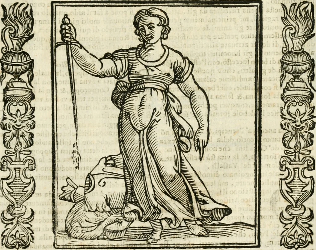 An illustration from Della novissima iconologia, 1624, leaf 740
