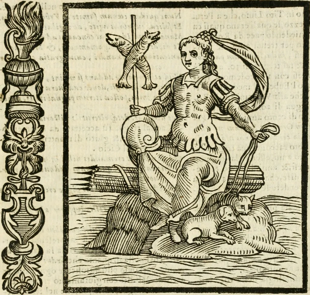 An illustration from Della novissima iconologia, 1624, leaf 742