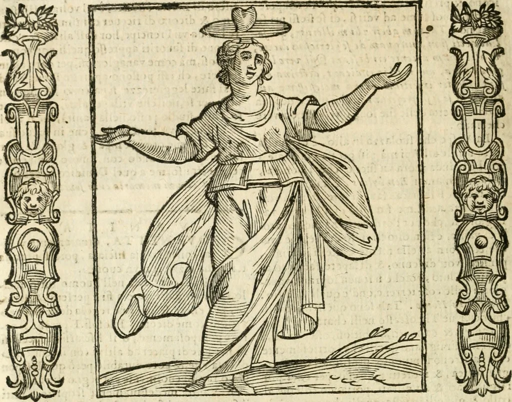 An illustration from Della novissima iconologia, 1624, leaf 757