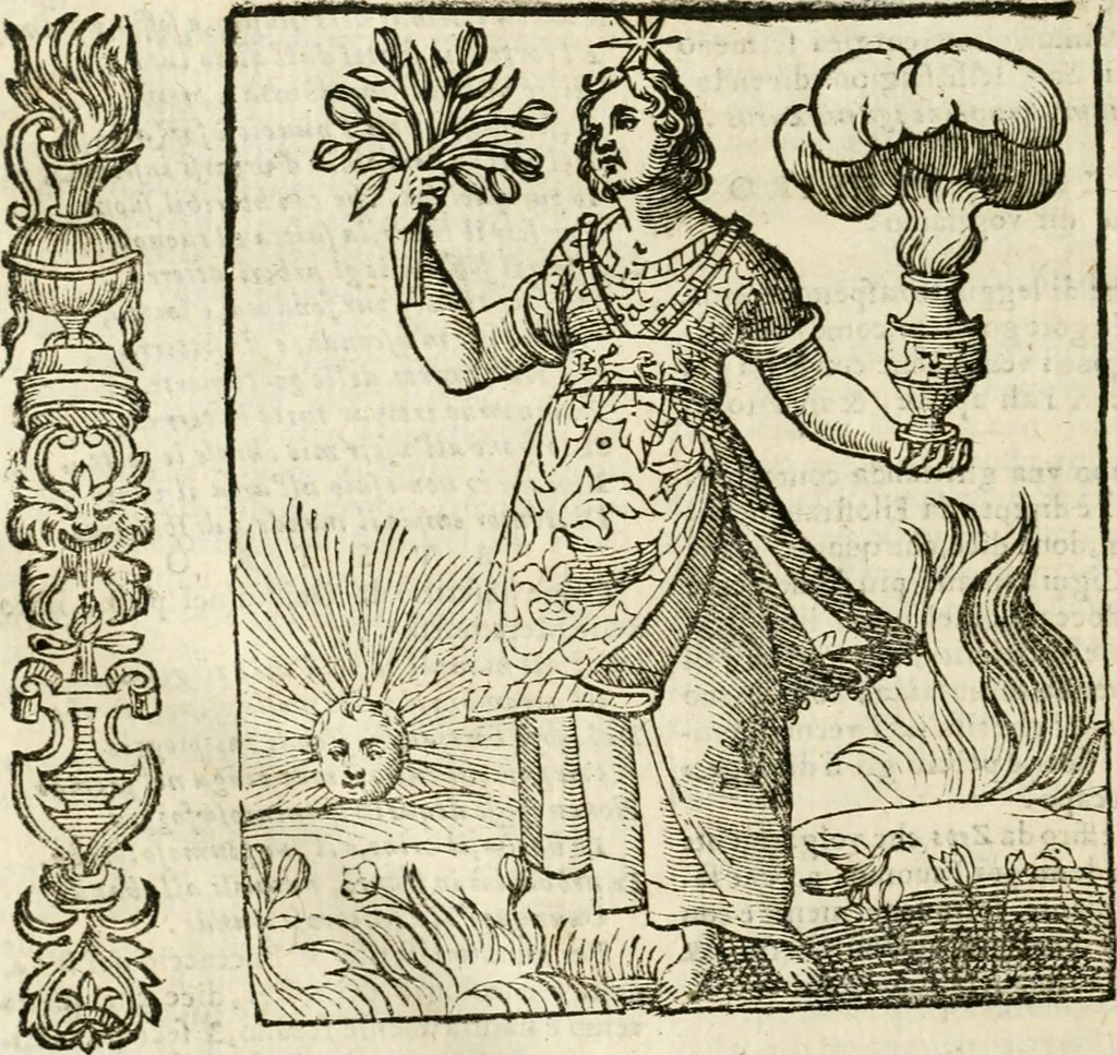 An illustration from Della novissima iconologia, 1624, leaf 771