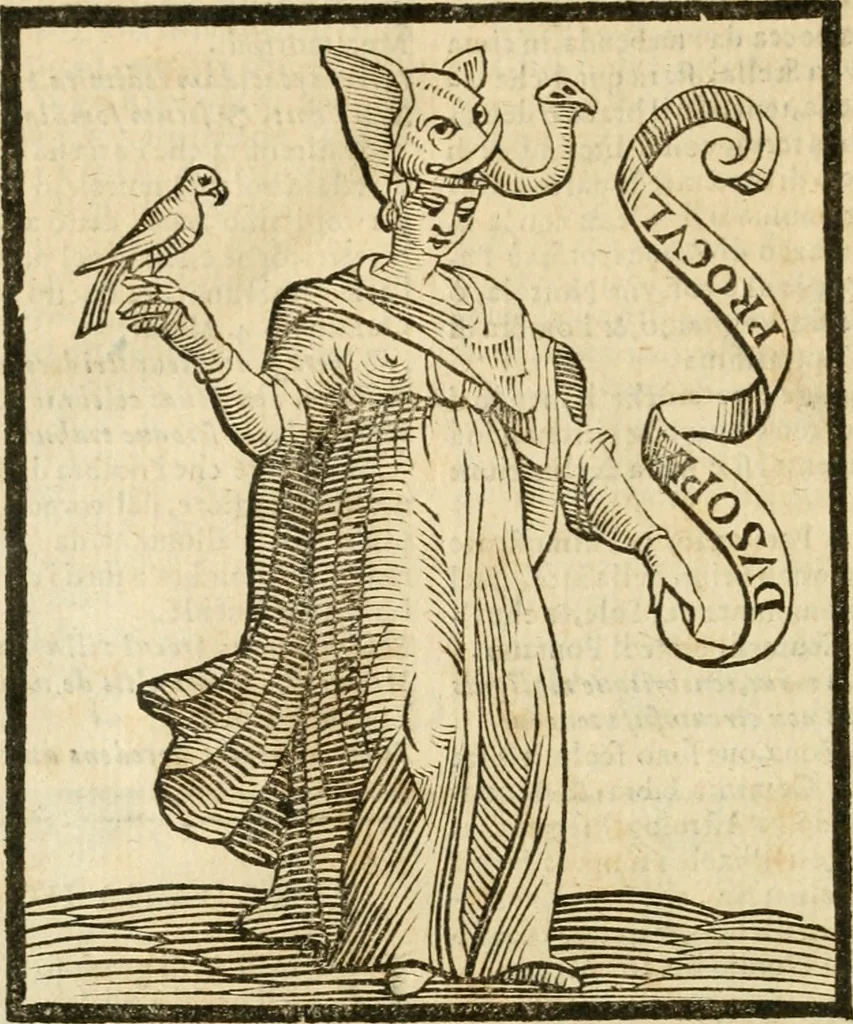 An illustration from Della novissima iconologia, 1624, leaf 777