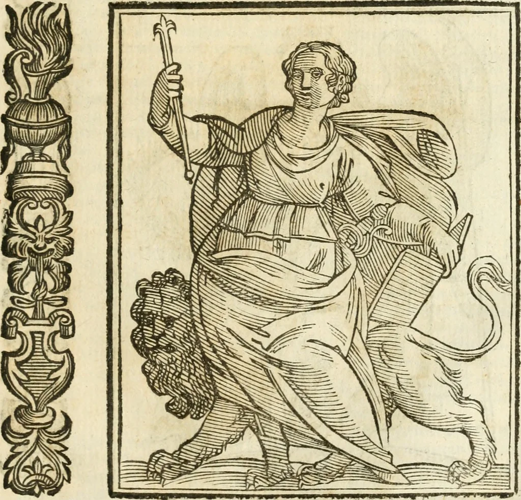 An illustration from Della novissima iconologia, 1624, leaf 786