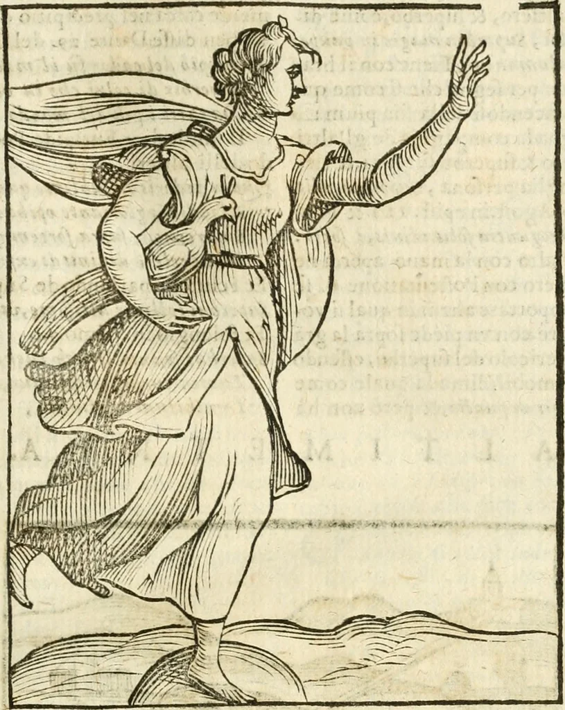 An illustration from Della novissima iconologia, 1624, leaf 84