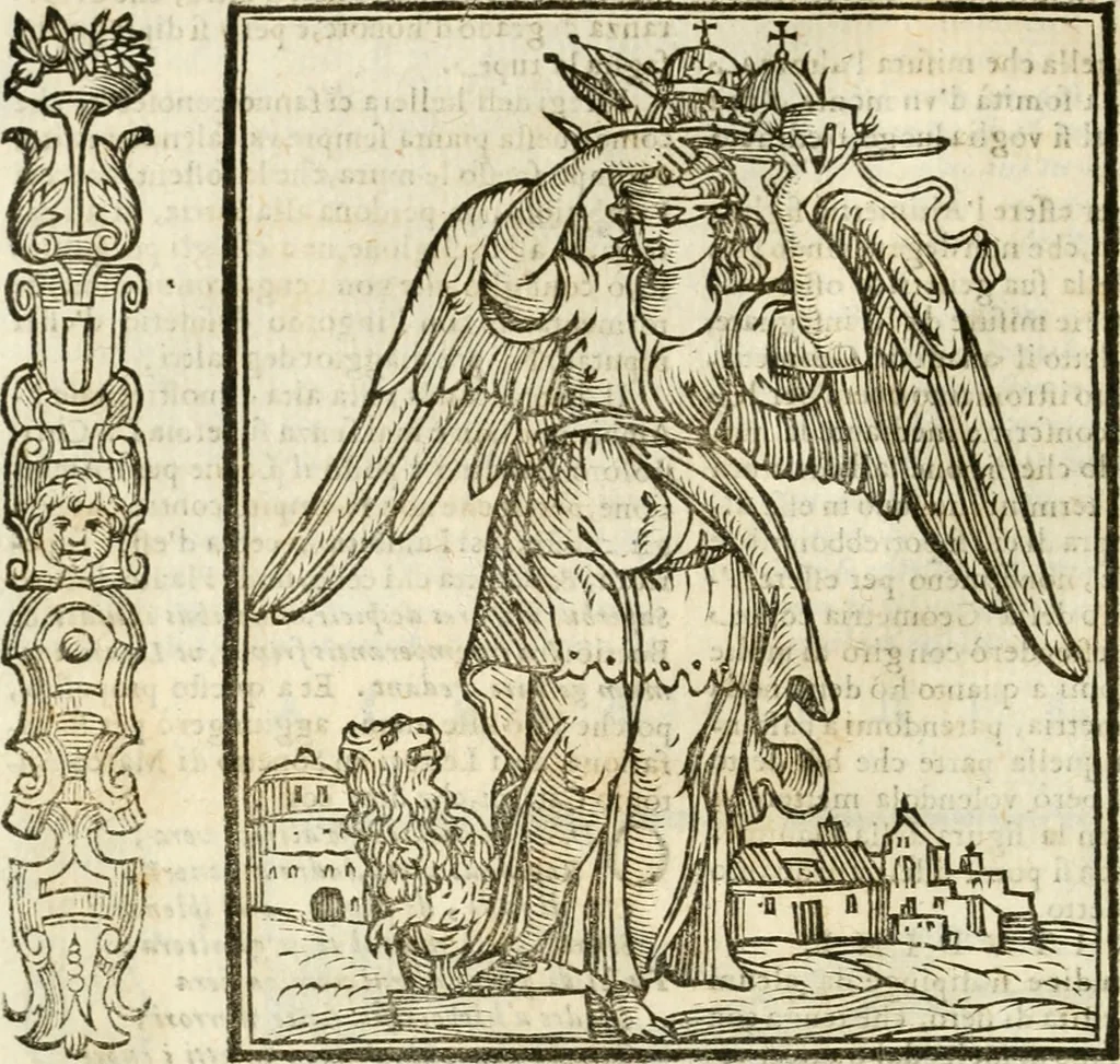 An illustration from Della novissima iconologia, 1624, leaf 87
