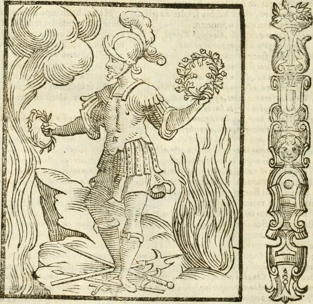 An illustration from Della novissima iconologia, 1624, leaf 97