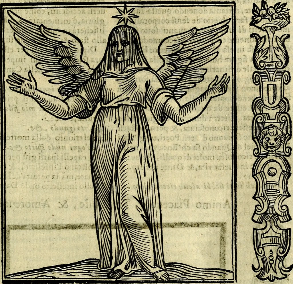 An illustration from Della novissima iconologia, 1625, leaf 104