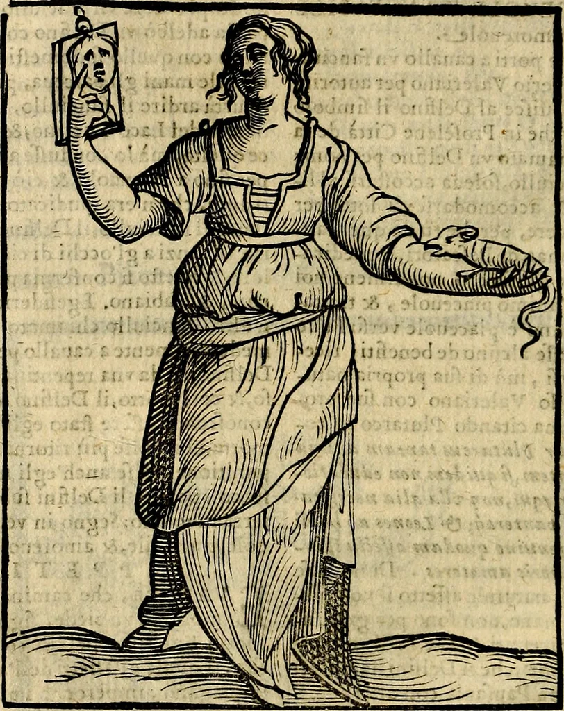 An illustration from Della novissima iconologia, 1625, leaf 107