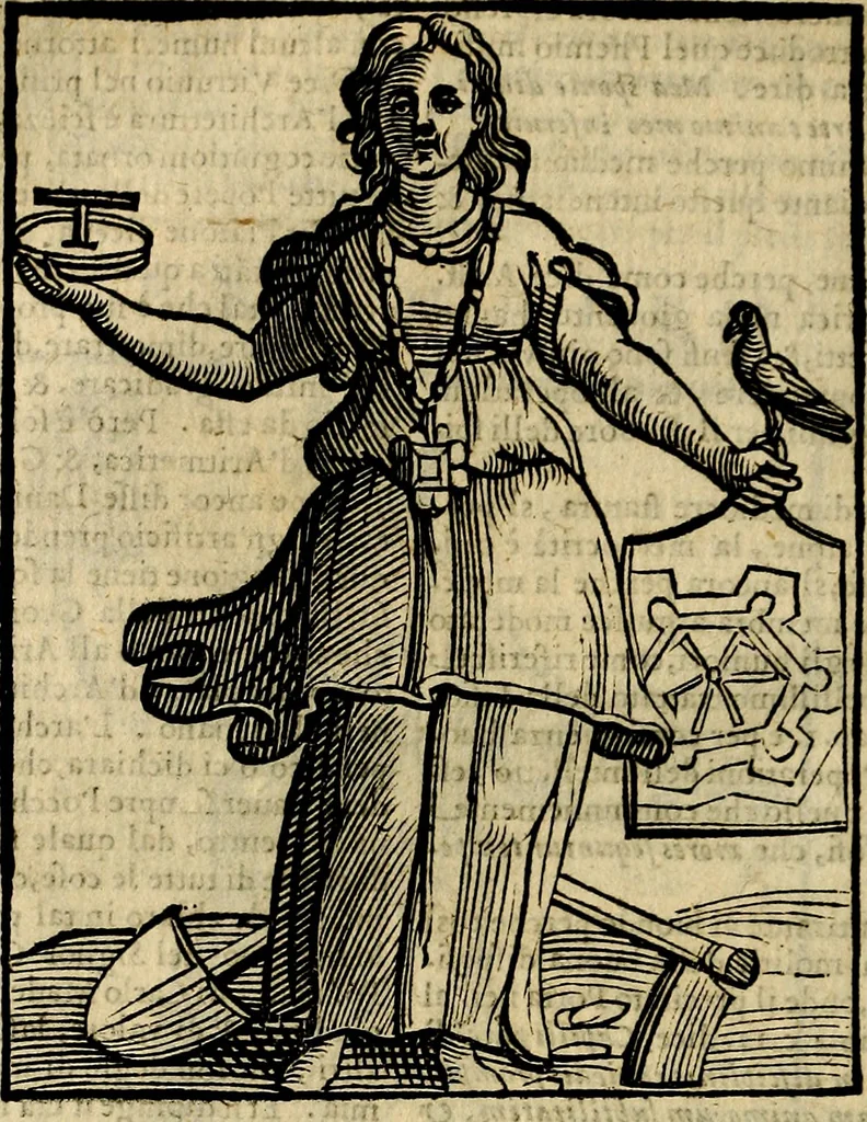 An illustration from Della novissima iconologia, 1625, leaf 109