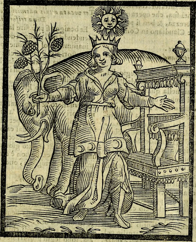 An illustration from Della novissima iconologia, 1625, leaf 142
