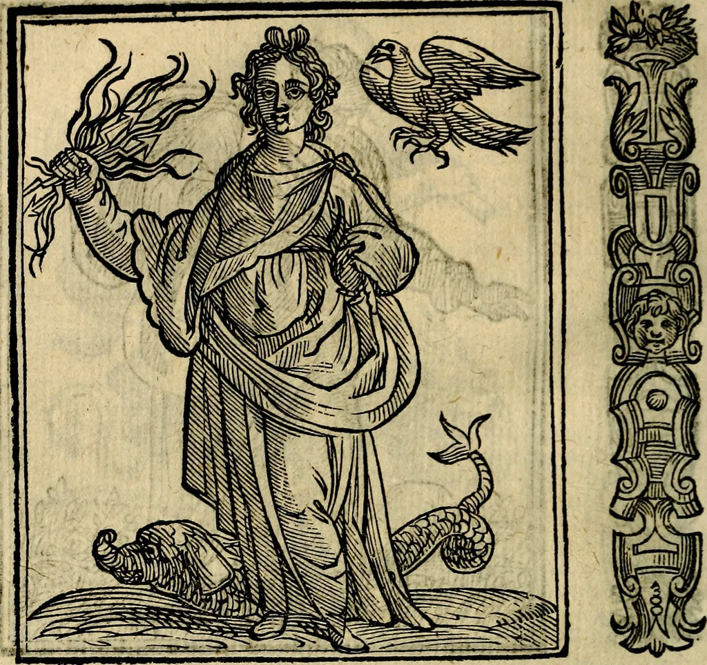 An illustration from Della novissima iconologia, 1625, leaf 165