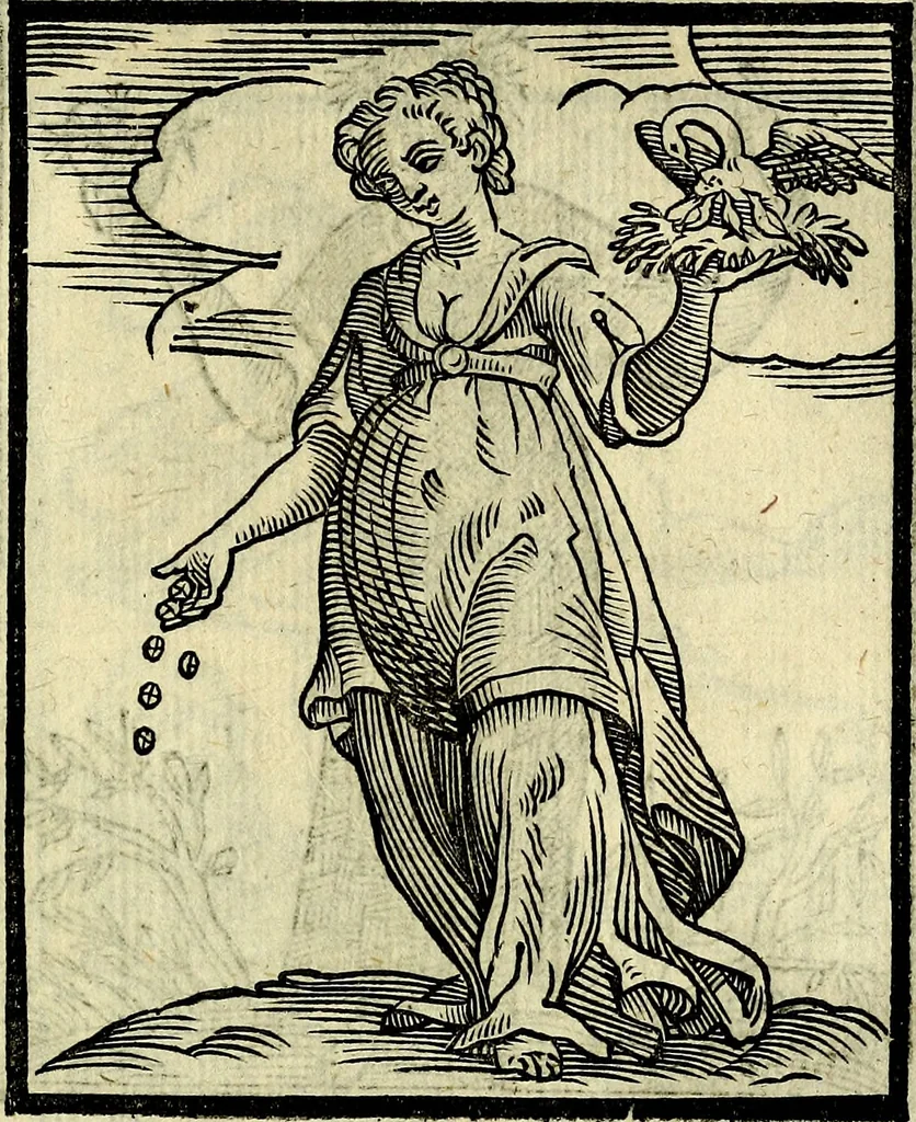 An illustration from Della novissima iconologia, 1625, leaf 172