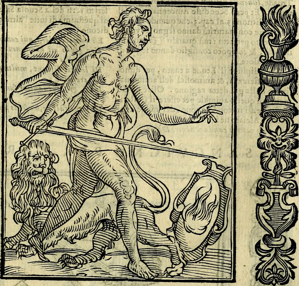 An illustration from Della novissima iconologia, 1625, leaf 174
