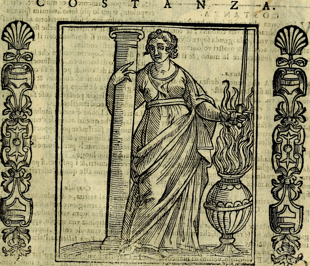 An illustration from Della novissima iconologia, 1625, leaf 206