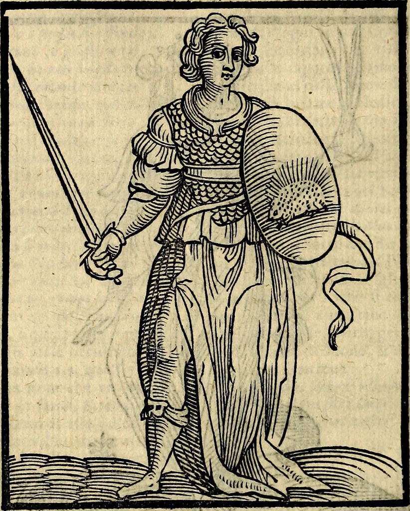 An illustration from Della novissima iconologia, 1625, leaf 233