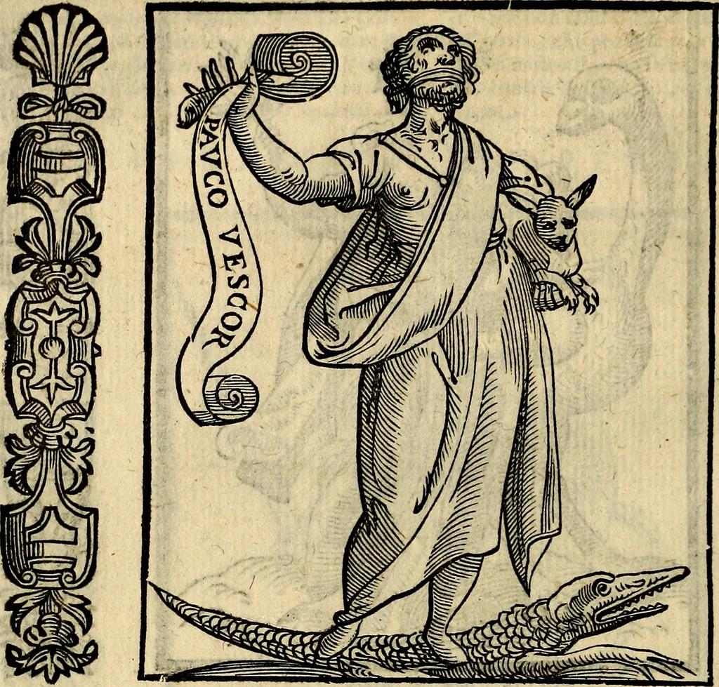 An illustration from Della novissima iconologia, 1625, leaf 235