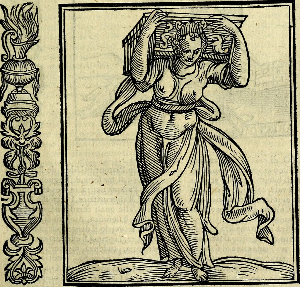 An illustration from Della novissima iconologia, 1625, leaf 236