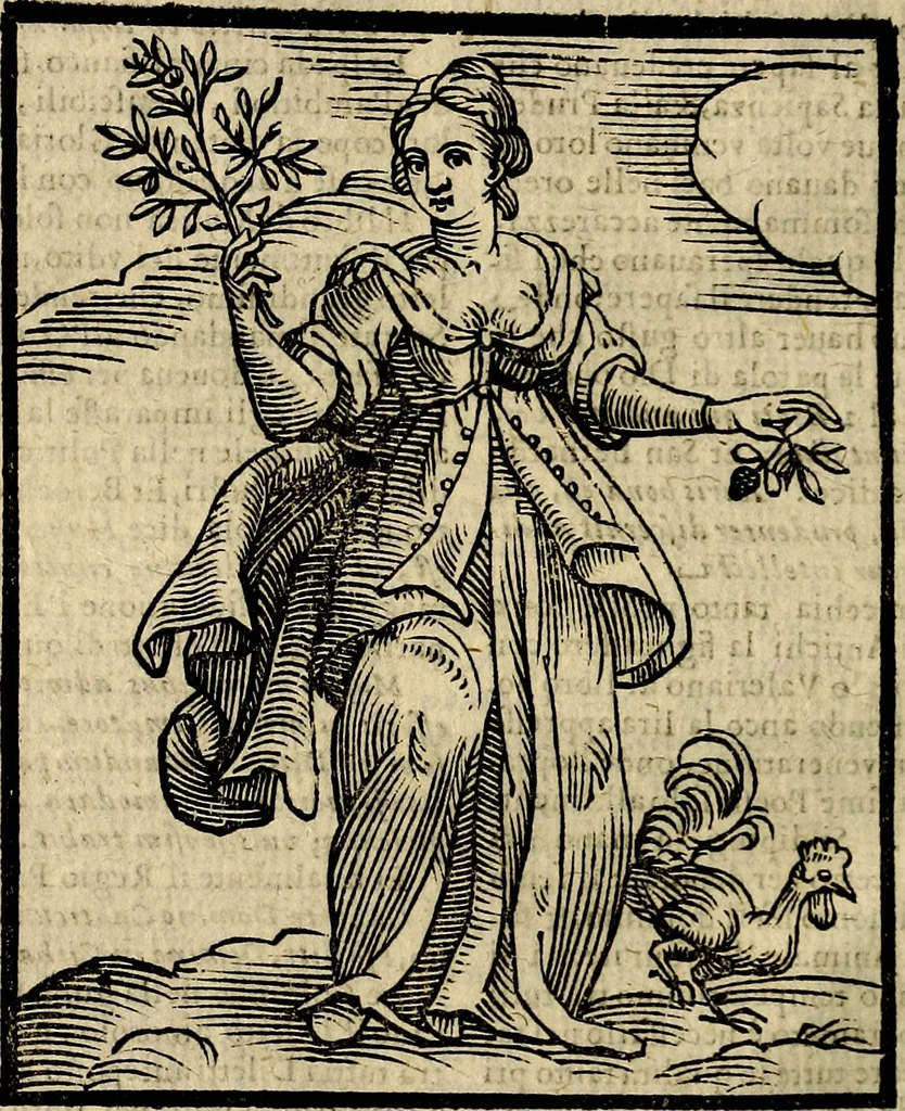 An illustration from Della novissima iconologia, 1625, leaf 241