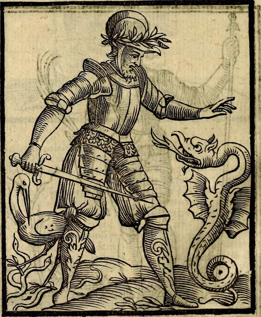An illustration from Della novissima iconologia, 1625, leaf 247