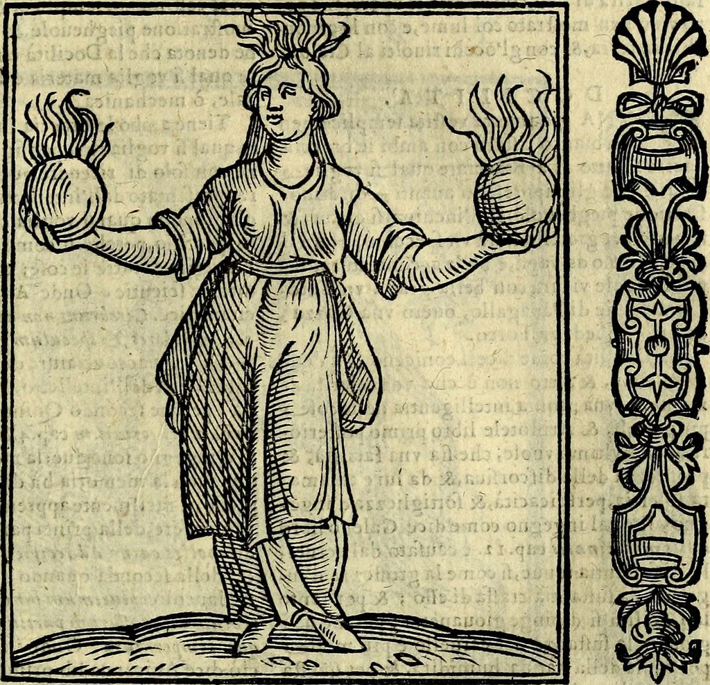 An illustration from Della novissima iconologia, 1625, leaf 250