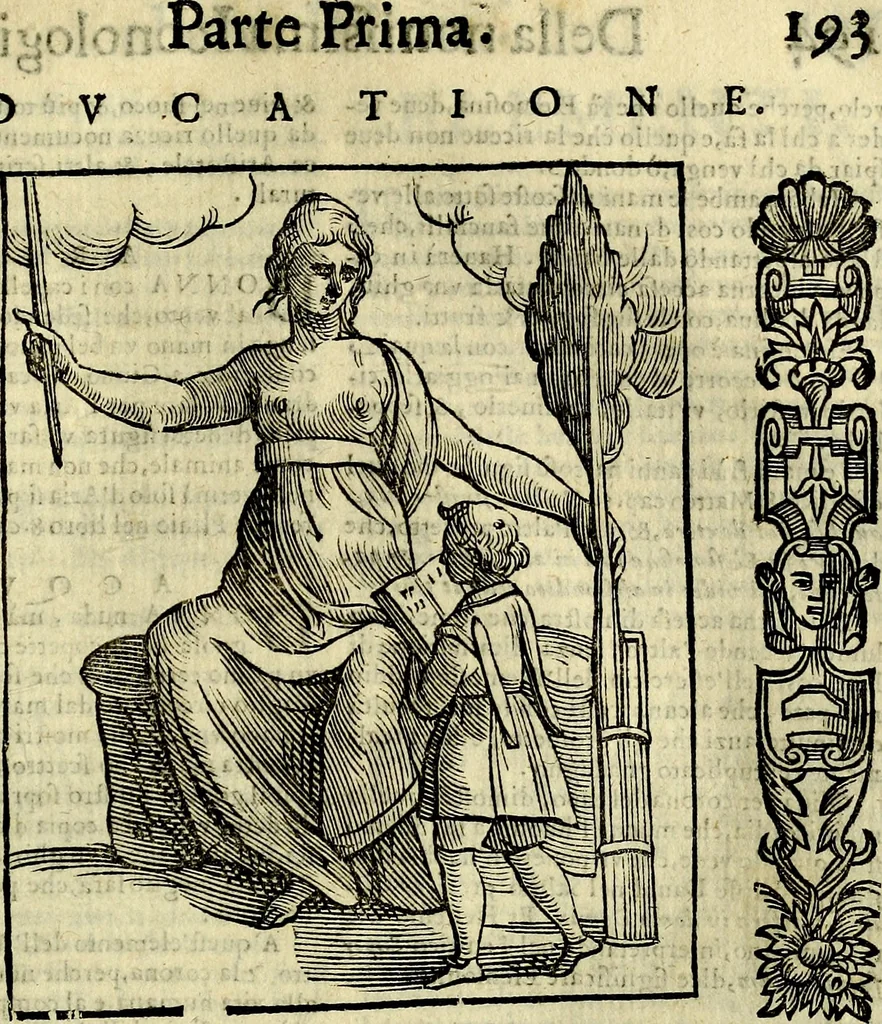 An illustration from Della novissima iconologia, 1625, leaf 258