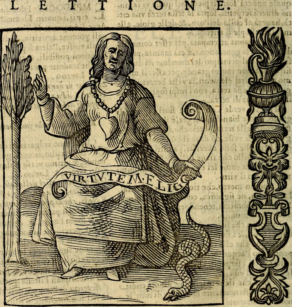 An illustration from Della novissima iconologia, 1625, leaf 263