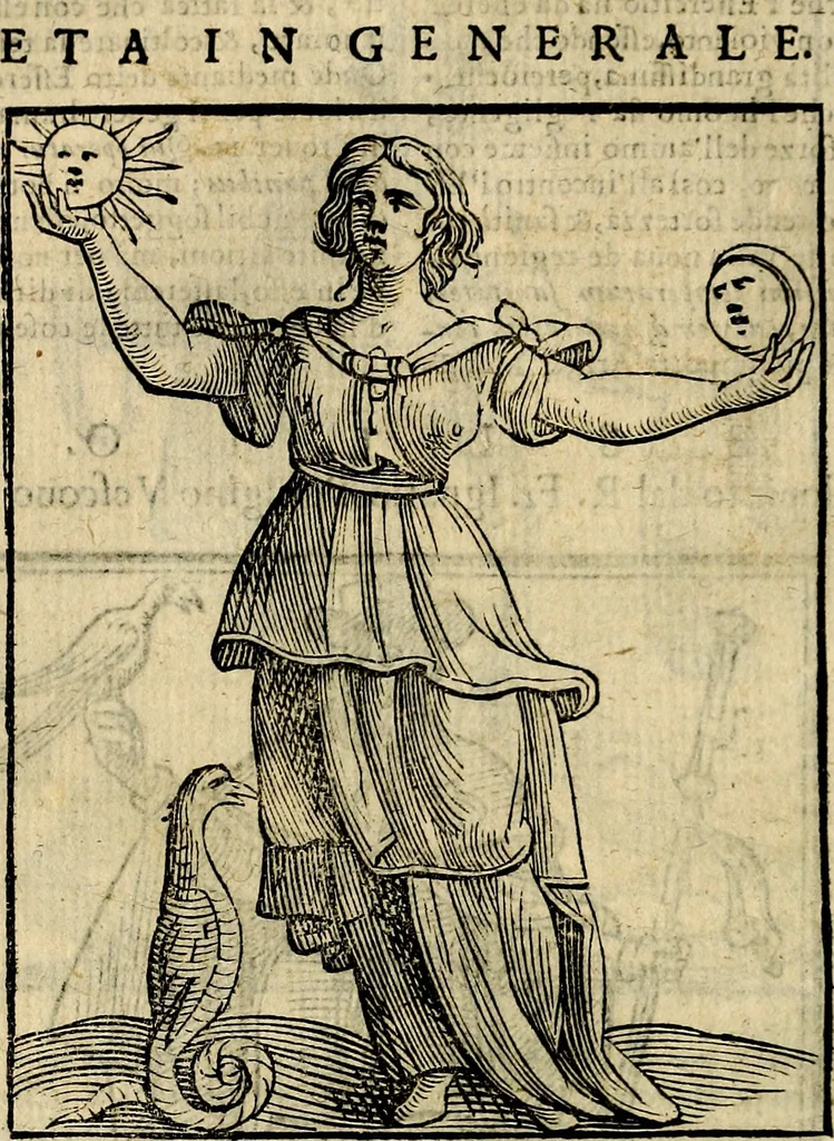 An illustration from Della novissima iconologia, 1625, leaf 275