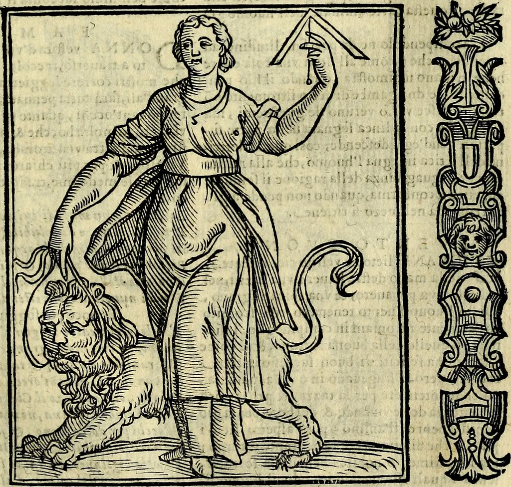 An illustration from Della novissima iconologia, 1625, leaf 282