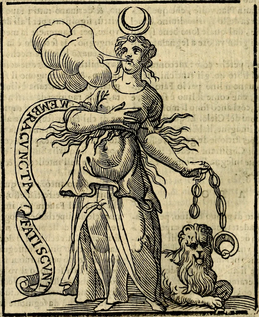 An illustration from Della novissima iconologia, 1625, leaf 287
