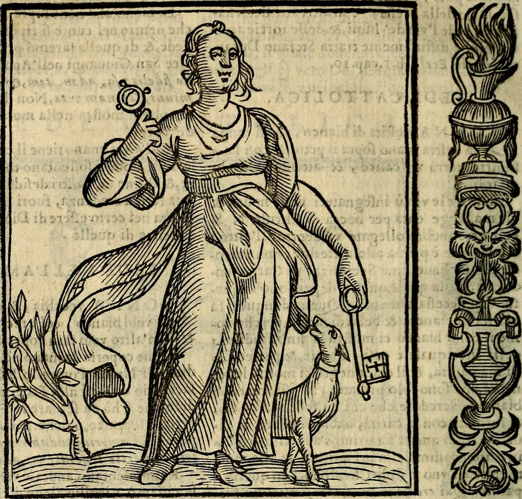 An illustration from Della novissima iconologia, 1625, leaf 295