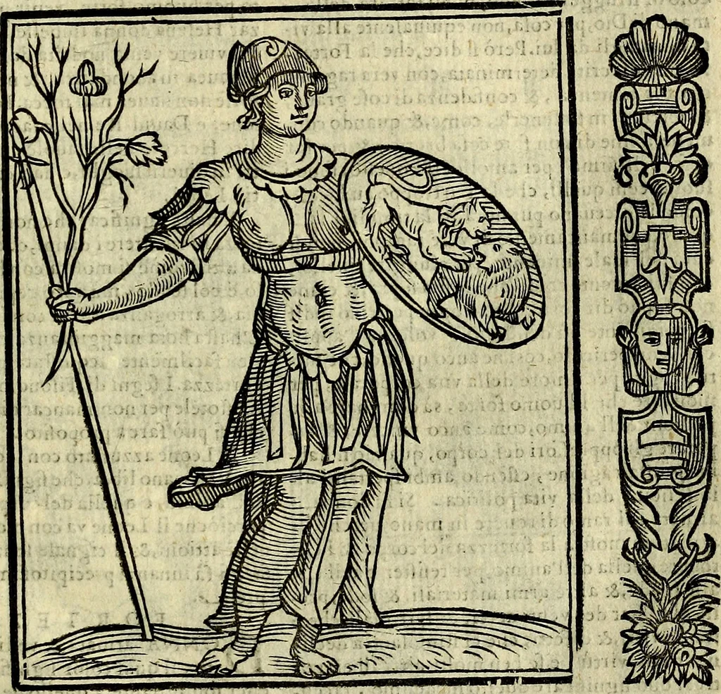 An illustration from Della novissima iconologia, 1625, leaf 318