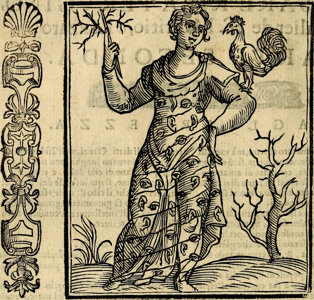 An illustration from Della novissima iconologia, 1625, leaf 337
