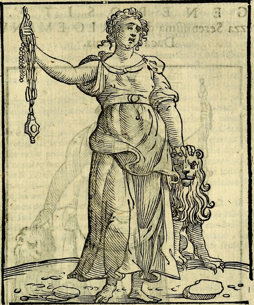 An illustration from Della novissima iconologia, 1625, leaf 338