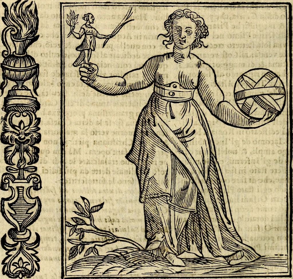 An illustration from Della novissima iconologia, 1625, leaf 351