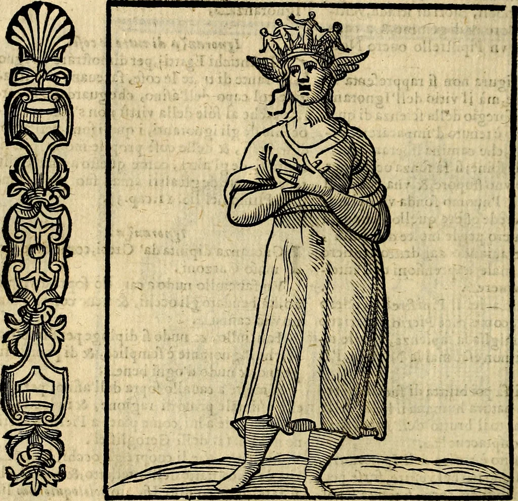 An illustration from Della novissima iconologia, 1625, leaf 377