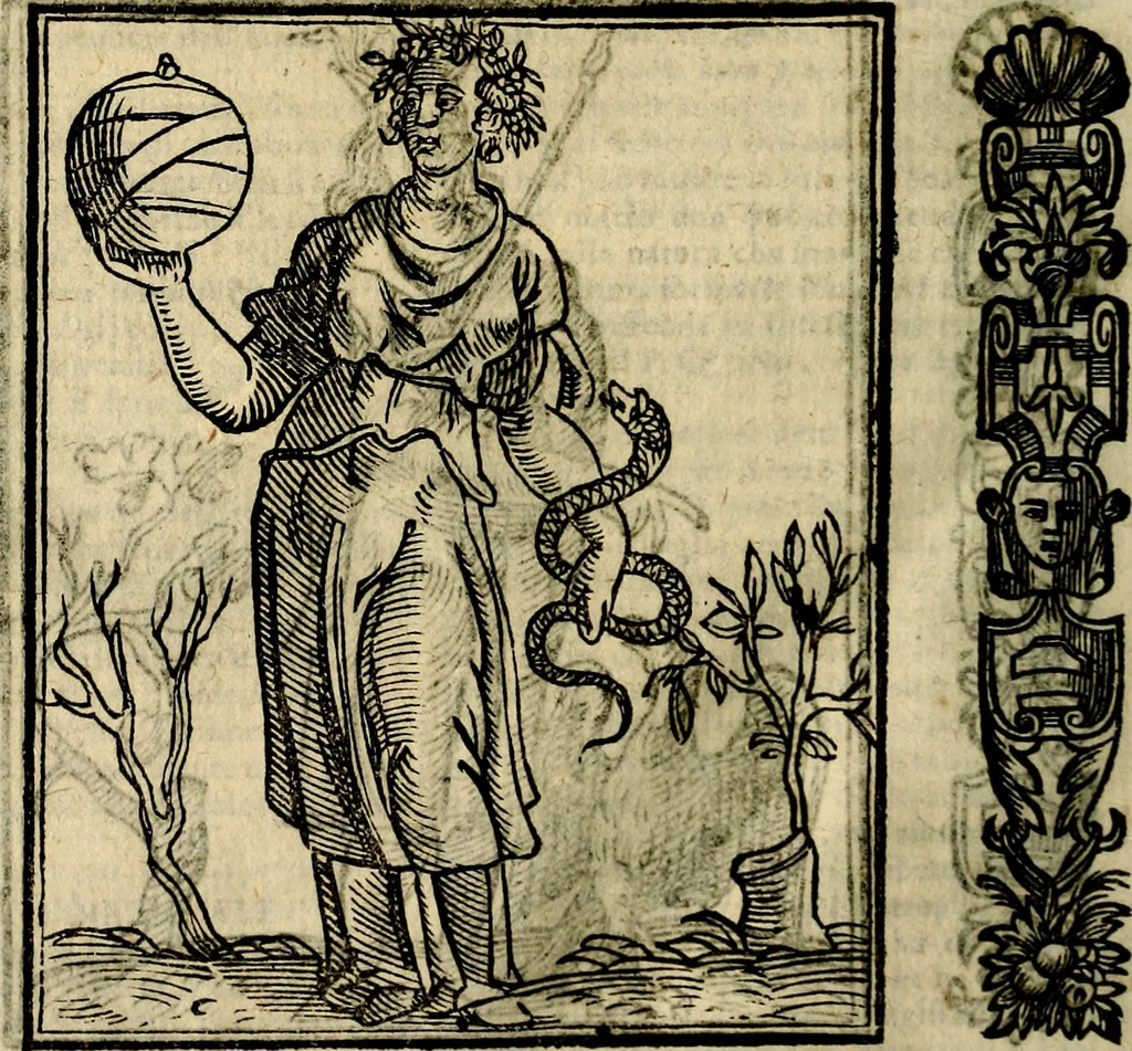An illustration from Della novissima iconologia, 1625, leaf 397