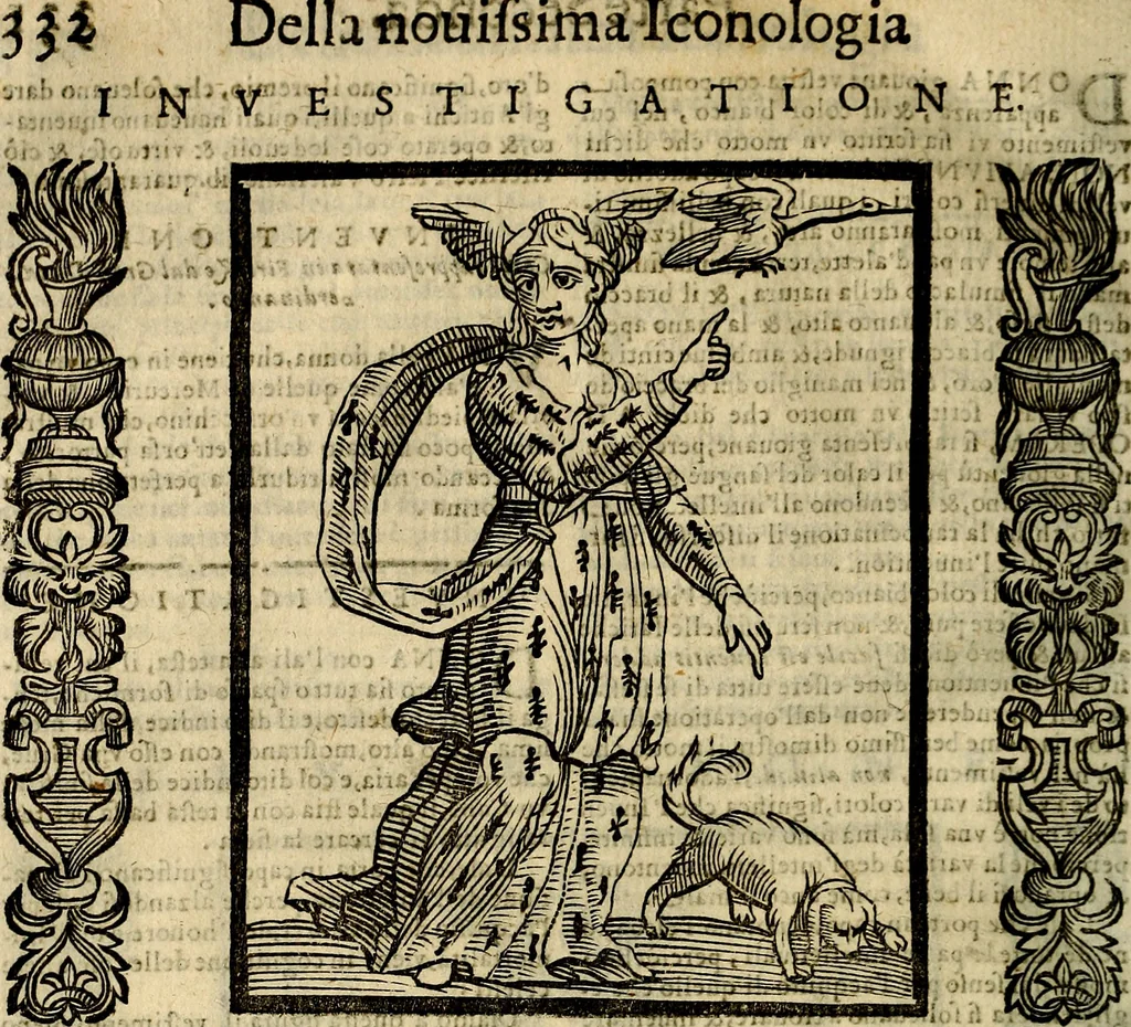 An illustration from Della novissima iconologia, 1625, leaf 401