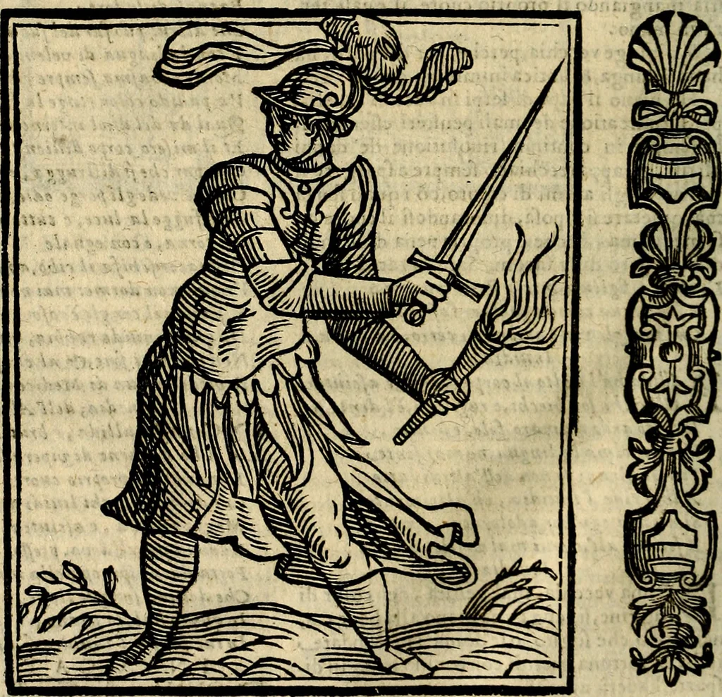 An illustration from Della novissima iconologia, 1625, leaf 403