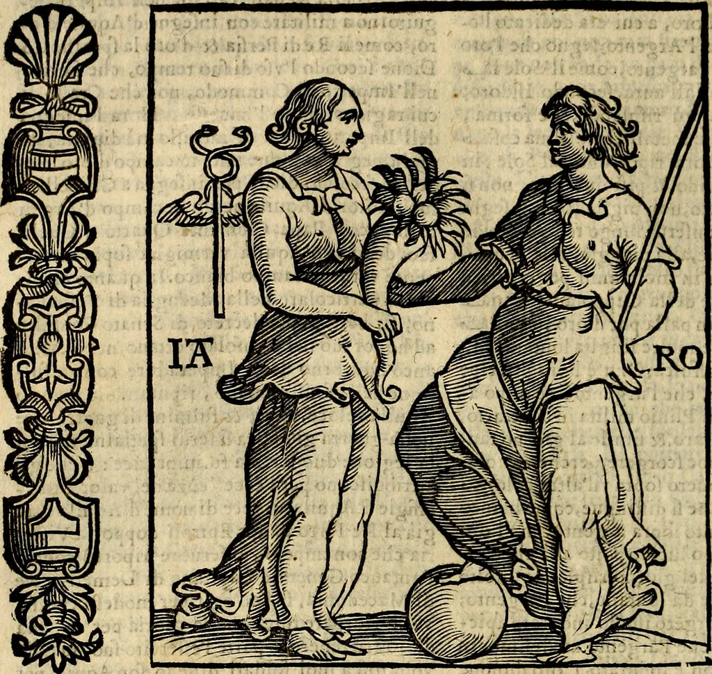 An illustration from Della novissima iconologia, 1625, leaf 411