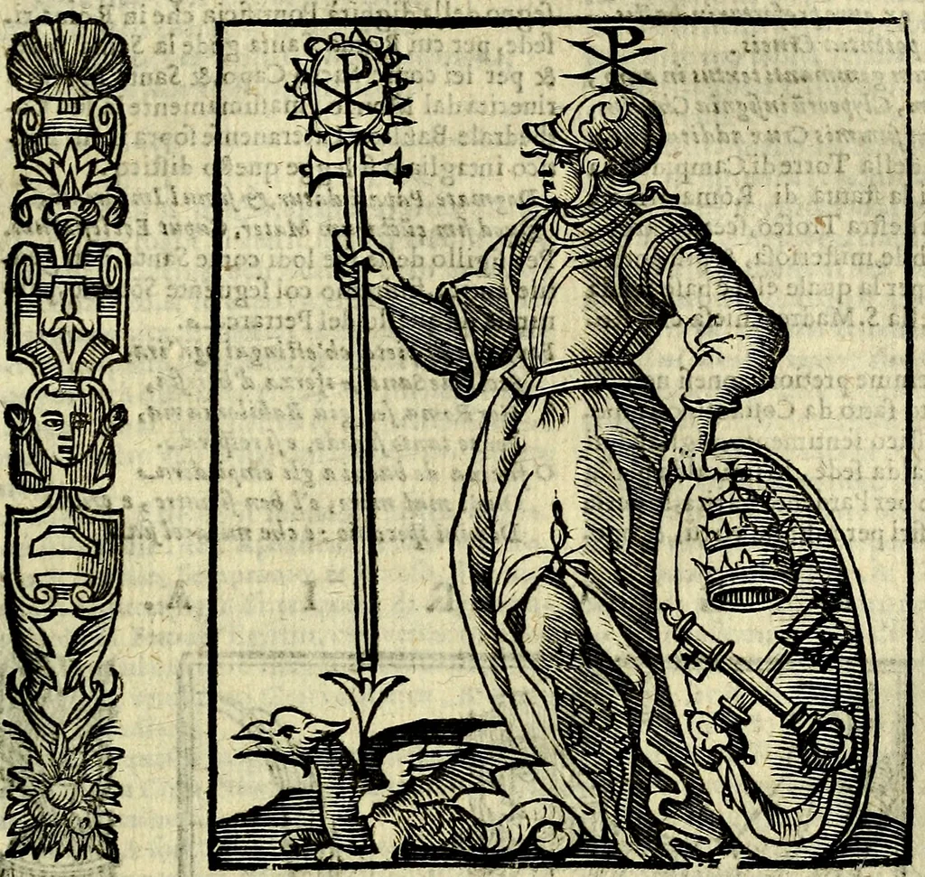 An illustration from Della novissima iconologia, 1625, leaf 422