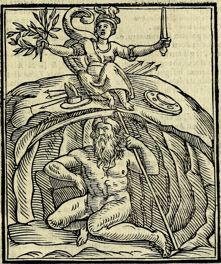An illustration from Della novissima iconologia, 1625, leaf 430