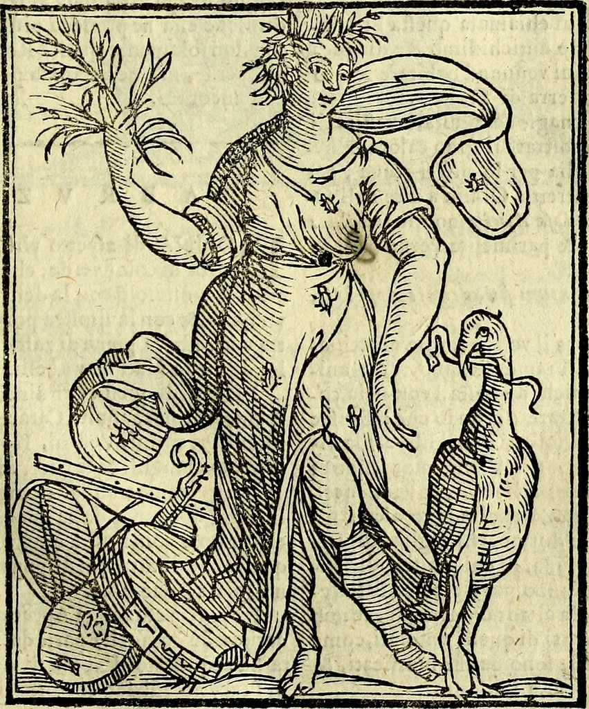 An illustration from Della novissima iconologia, 1625, leaf 434