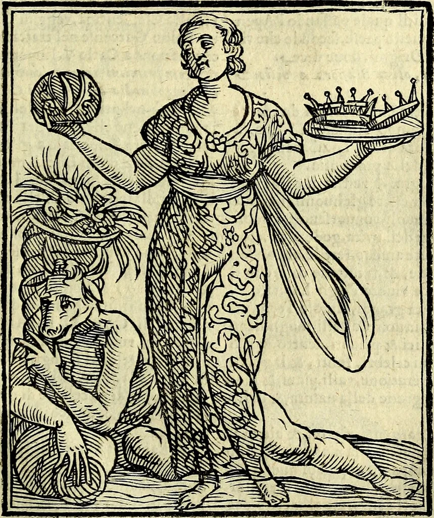 An illustration from Della novissima iconologia, 1625, leaf 440