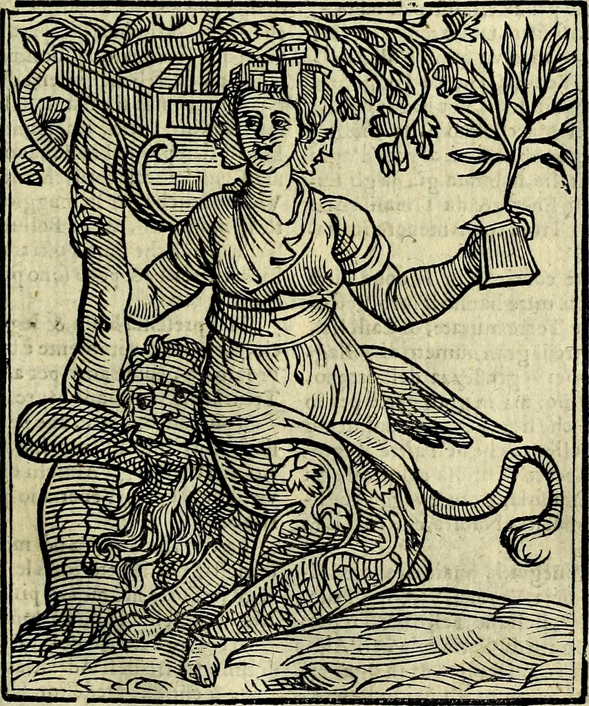 An illustration from Della novissima iconologia, 1625, leaf 442
