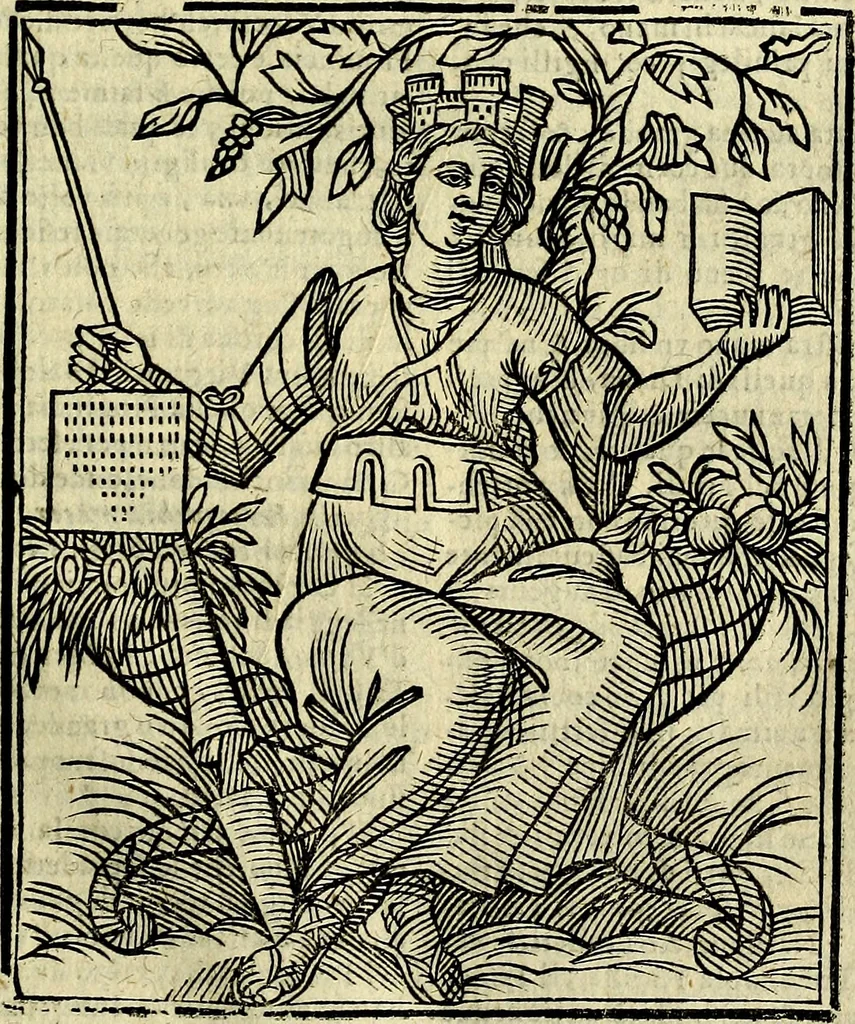 An illustration from Della novissima iconologia, 1625, leaf 444