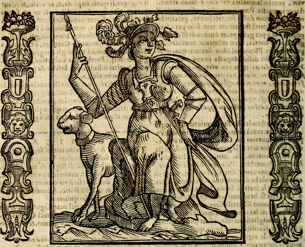 An illustration from Della novissima iconologia, 1625, leaf 447